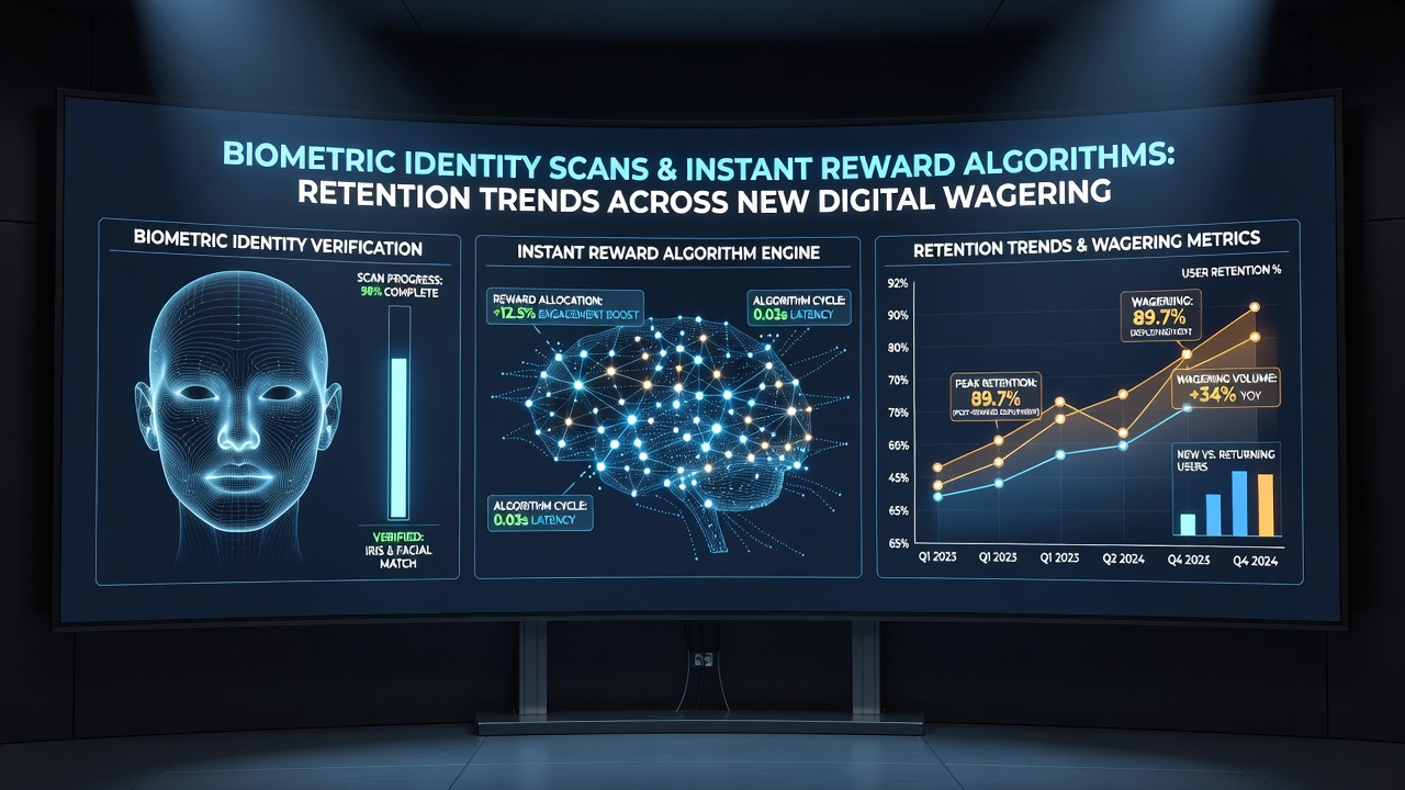 Reward algorithm dashboard displaying real-time user retention metrics